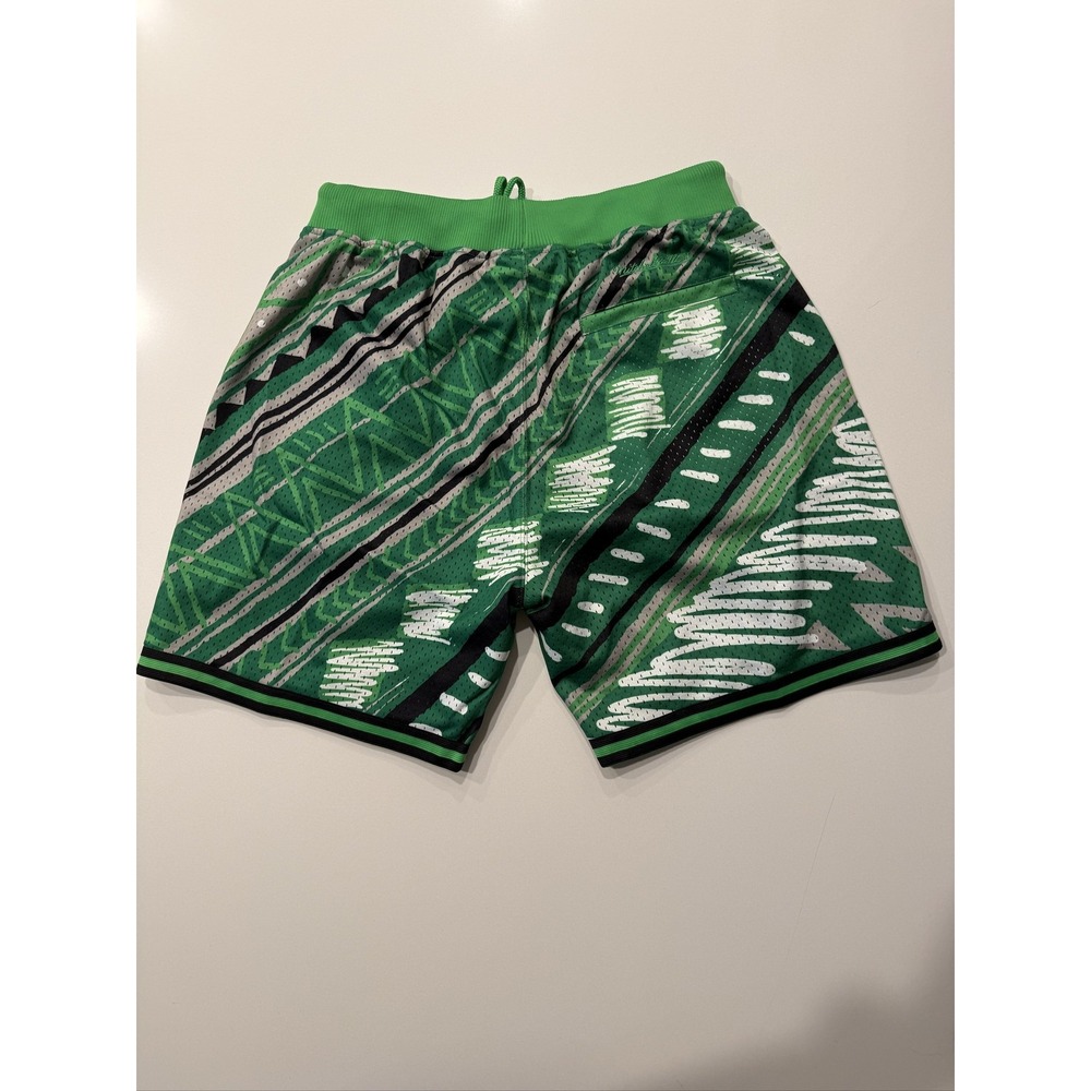 Mitchell & Ness Austin FC MLS Game Day Pattern Shorts Green Mens Large NEW